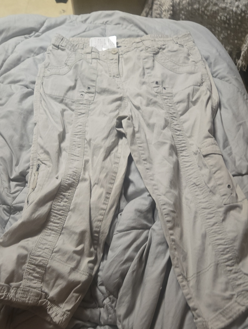 Style & Co. Light Gray Women's Cargo Pants